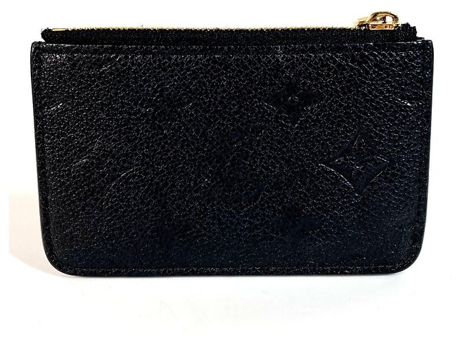 Estuche para tarjetas Monogram Empreinte Louis Vuitton Negro Monograma - vista 2