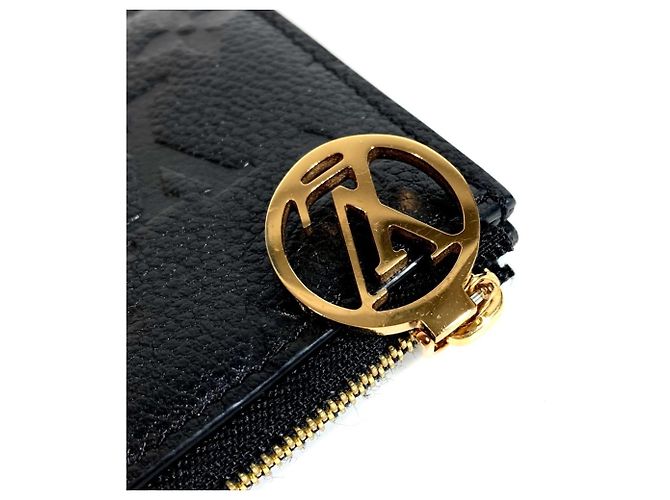 Estuche para tarjetas Monogram Empreinte Louis Vuitton Negro Monograma - vista 3