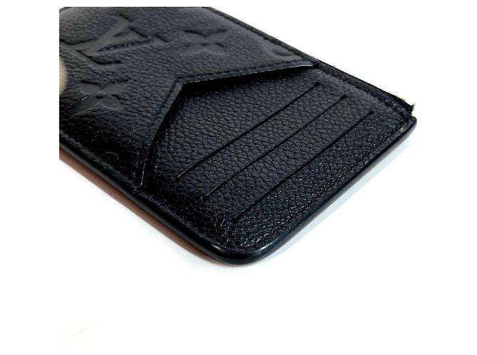 Estuche para tarjetas Monogram Empreinte Louis Vuitton Negro Monograma - vista 5