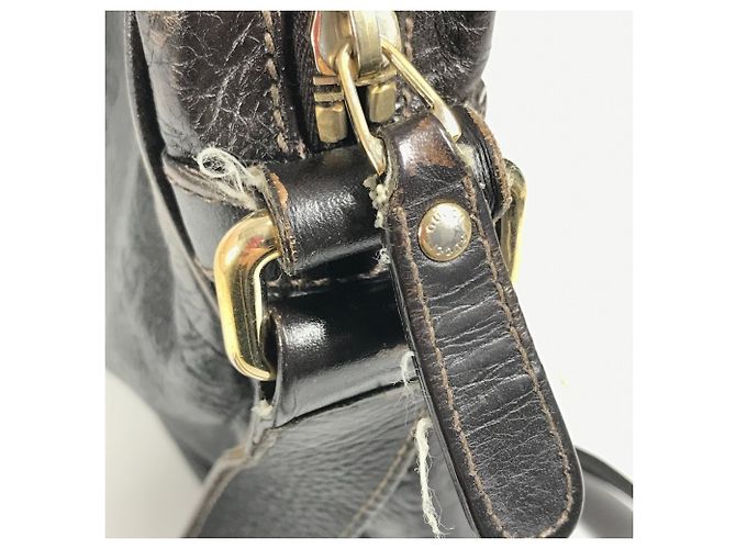 Gucci 201448 Guccissima GG Pochette Borsa a Spalla Marrone - vista 12