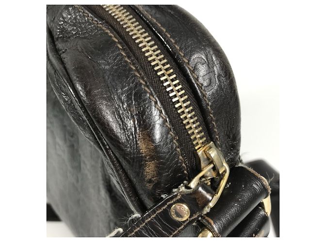 Gucci 201448 Guccissima GG Pochette Borsa a Spalla Marrone - vista 14