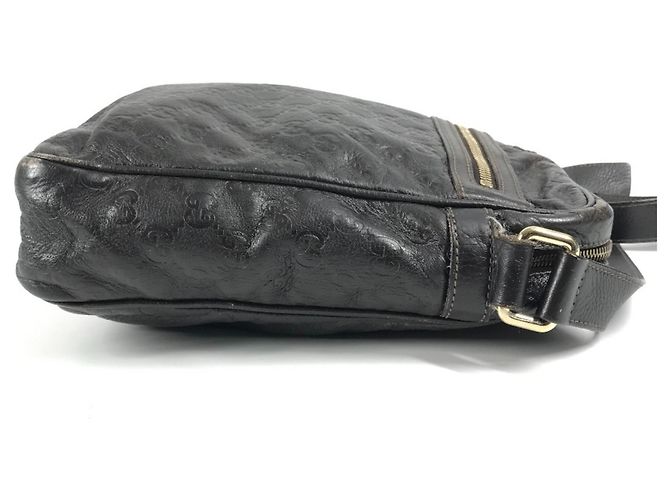 Gucci 201448 Guccissima GG Pochette Borsa a Spalla Marrone - vista 5
