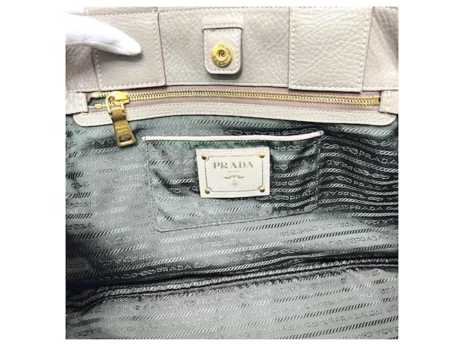 Tote Graue Handtasche Prada BN1872 Braun - Ansicht 13