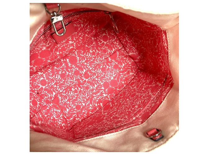 Bolso Tote Cabas PM de la colección de verano 2014 de Louis Vuitton Rosa Blanco - vista 11