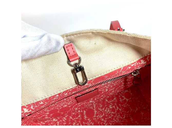 Bolso Tote Cabas PM de la colección de verano 2014 de Louis Vuitton Rosa Blanco - vista 12