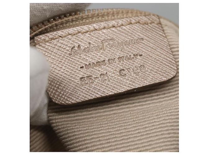 Borsa Vala in nylon Salvatore Ferragamo Beige - vista 7