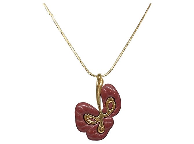 Collana Vintage Givenchy in Metallo D'oro - vista 2