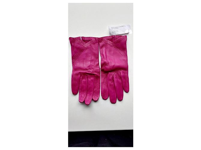 Hermès Lederhandschuhe Fuchsia Fuschia - Ansicht 2