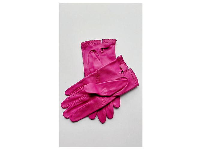 Hermès Lederhandschuhe Fuchsia Fuschia - Ansicht 4