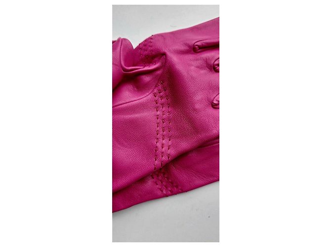 Hermès Lederhandschuhe Fuchsia Fuschia - Ansicht 6