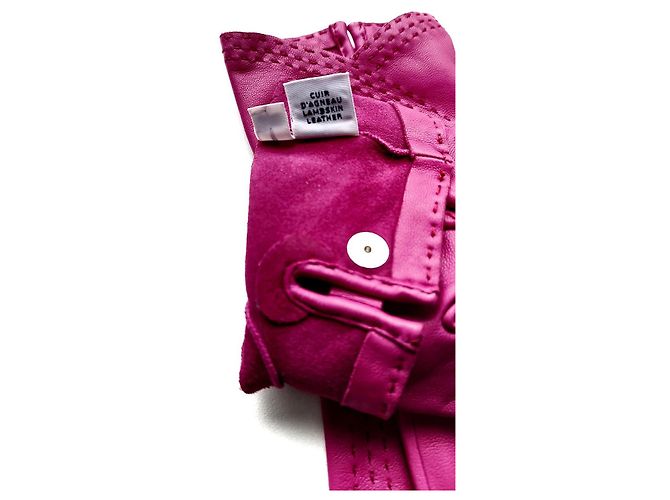 Hermès Lederhandschuhe Fuchsia Fuschia - Ansicht 7