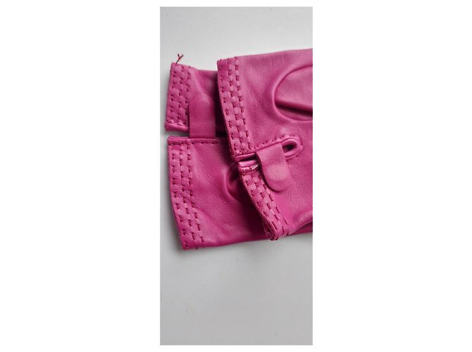 Hermès Lederhandschuhe Fuchsia Fuschia - Ansicht 9