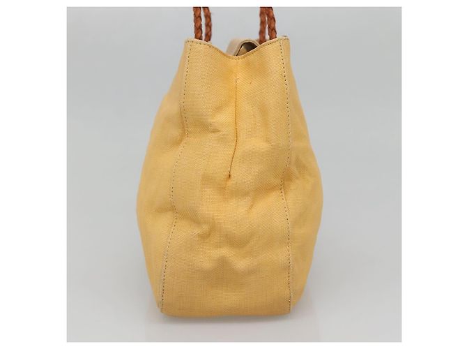 Bolsa de Ombro Medusa em Lona Versace Amarelo - view 4