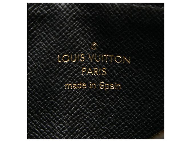 Cartera larga slim Monogram Reverse Louis Vuitton Castaño Negro Monograma - vista 8