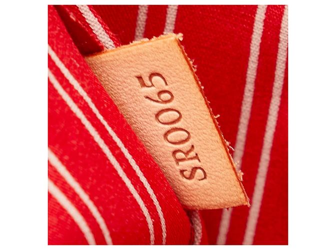 Louis Vuitton Antigua Cabas MM Tasche Rot Beige - Ansicht 12
