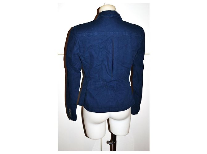 Chaqueta de algodón azul Ralph Lauren - vista 3