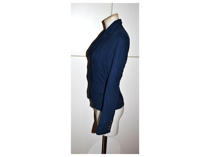Chaqueta de algodón azul Ralph Lauren - vista 5