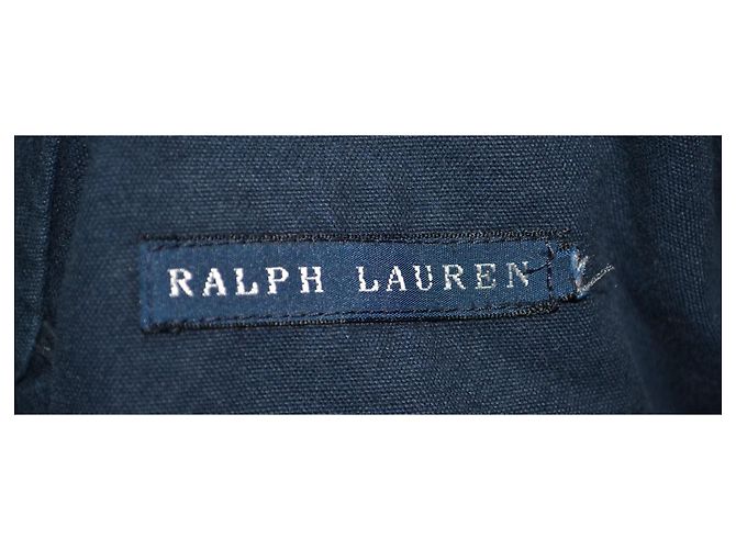 Chaqueta de algodón azul Ralph Lauren - vista 7