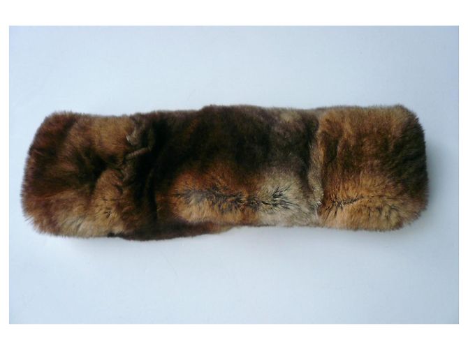 Autre Marque ORYLAG - CINTURÓN DE PIEL DE CHINCHILLA EN EXCELENTE ESTADO Castaño - vista 4
