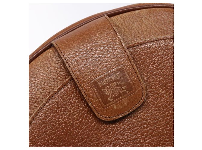 Borsa a Spalla in Pelle Burberry Marrone - vista 6