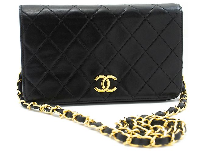 CHANEL Piccola Borsa a Spalla con Catena in Pelle Trapuntata Nera Nero - vista 2