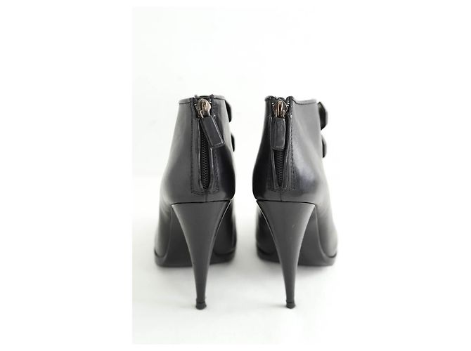 Givenchy Stivali in pelle nera con lacci Nero - vista 2