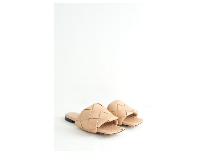 Bottega Veneta Sandali in pelle beige - vista 3