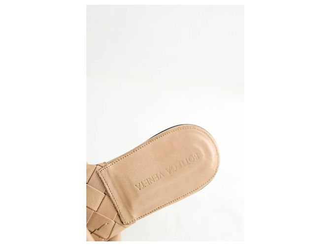 Bottega Veneta Sandali in pelle beige - vista 4