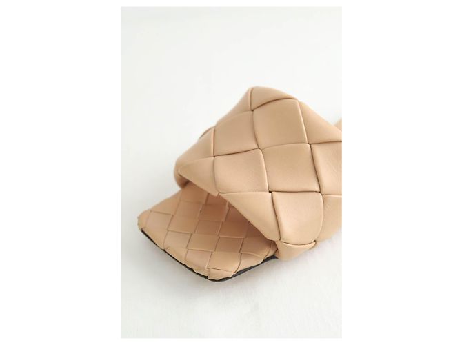 Bottega Veneta Sandali in pelle beige - vista 5