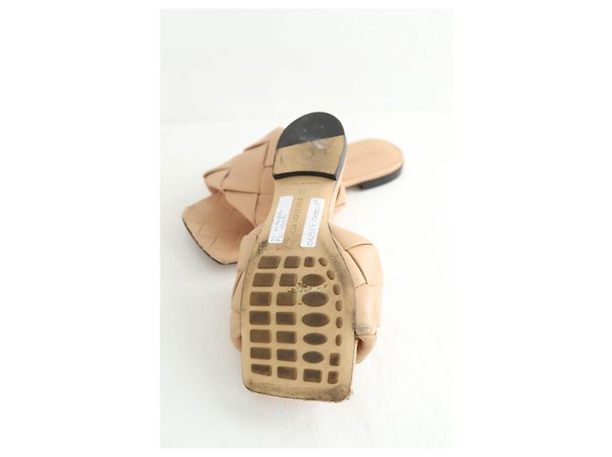 Bottega Veneta Sandali in pelle beige - vista 6