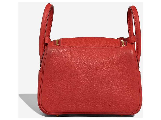 Hermès Borsa HERMES Lindy in Pelle Rossa - 102995 Rosso - vista 2