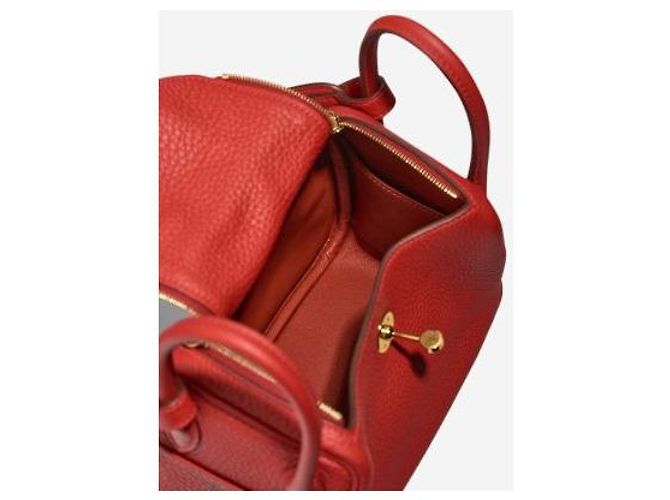Hermès Borsa HERMES Lindy in Pelle Rossa - 102995 Rosso - vista 6