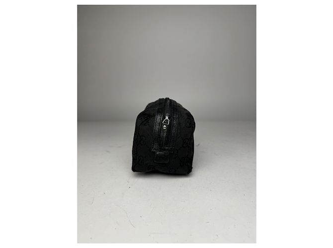 Vintage Gucci Monogram Mini Tasche schwarz - Ansicht 5