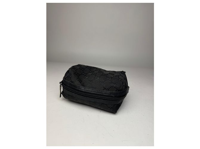 Vintage Gucci Monogram Mini Tasche schwarz - Ansicht 8