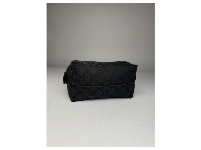 Vintage Gucci Monogram Mini Tasche schwarz - Ansicht 9