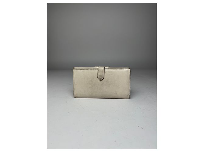 Vintage Dior CD Leather Wallet White - view 12