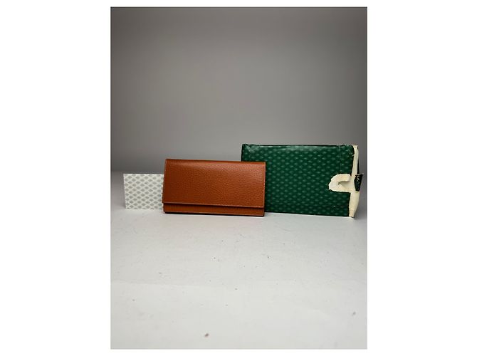 Vintage Gucci 70er Leder Kartenhalter / ID-Case braun Orange - Ansicht 3