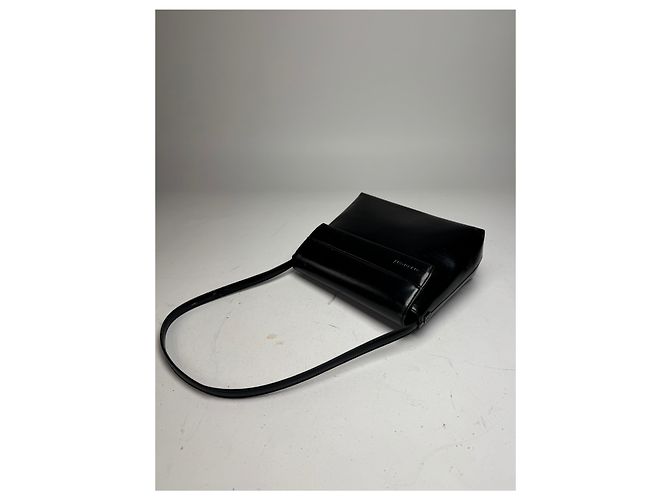 Vintage Givenchy Handtasche aus lackiertem Leder schwarz - Ansicht 10
