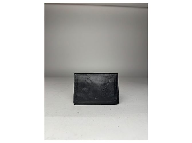 Vintage Givenchy Flapable Leather Card Holder Black - view 9