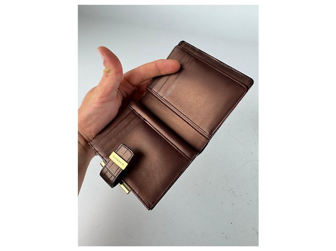 Vintage Givenchy Monogram Wallet black brown - view 3