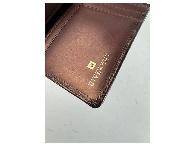 Vintage Givenchy Monogram Wallet black brown - view 5