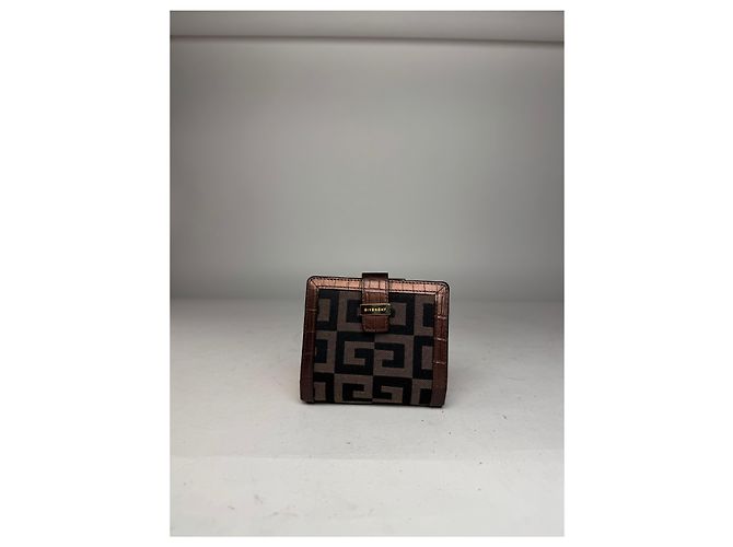 Vintage Givenchy Monogram Wallet black brown - view 7