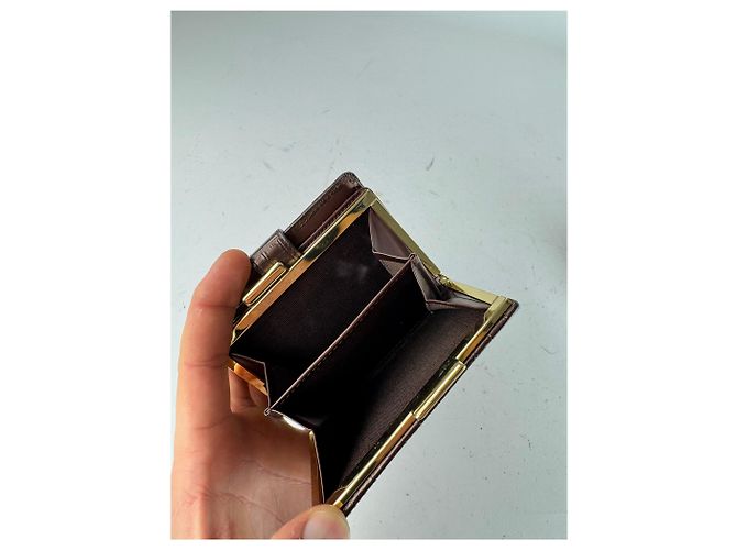 Vintage Givenchy Monogram Wallet black brown - view 8