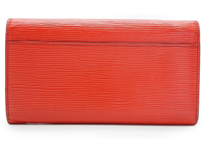 Louis Vuitton Cartera Larga Epi Sarah Coquelicot Roja - vista 2