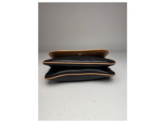 Céline Vintage Celine Triomphe Tasche Braun Schwarz - Ansicht 11