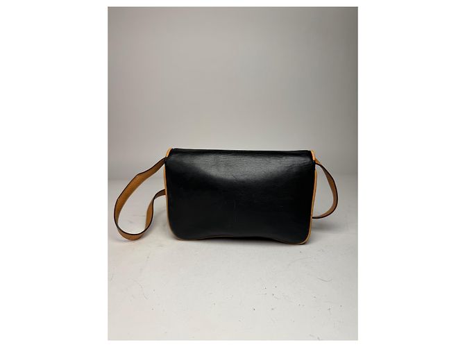 Céline Vintage Celine Triomphe Tasche Braun Schwarz - Ansicht 2