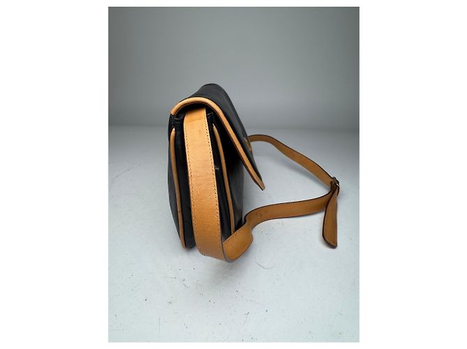 Céline Vintage Celine Triomphe Tasche Braun Schwarz - Ansicht 8