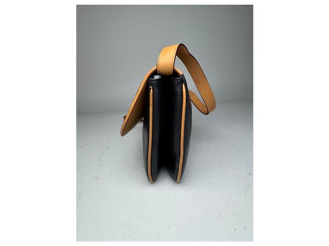 Céline Vintage Celine Triomphe Tasche Braun Schwarz - Ansicht 9