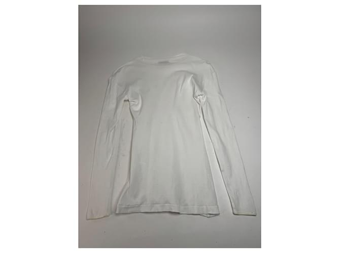 Vintage Issey Miyake Baumwollpullover Weiß - Ansicht 12