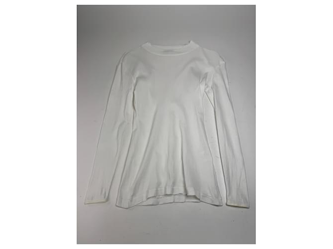Vintage Issey Miyake Baumwollpullover Weiß - Ansicht 4
